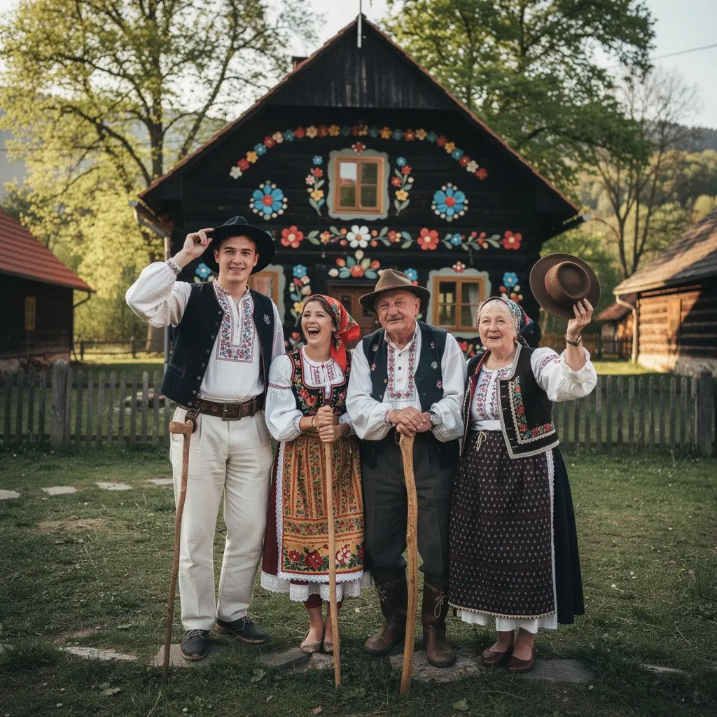 Parents and children participating in a fun outdoor activity, fostering bonding and adventure in nature.